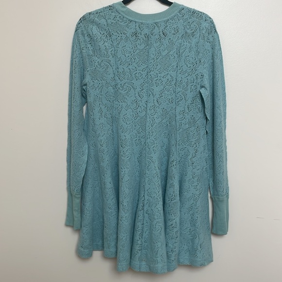 Free People Coffee in the Morning Tunic Dress Size S - Picture 5 of 12